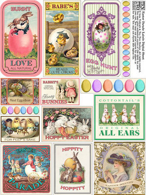 Easter Parade Labels