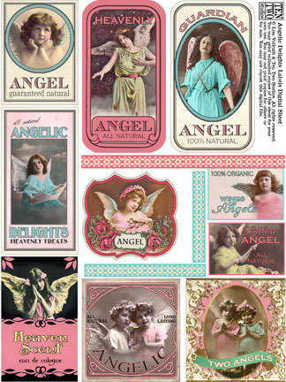 Angelic Delights Labels