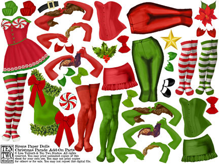 Sirens Christmas Parade Add-On Parts