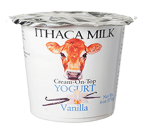 ITHACA MILK Vanilla Yogurt 6 oz