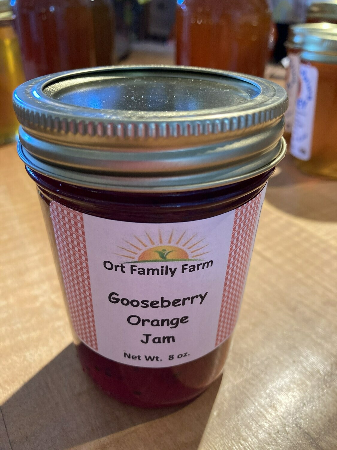 Gooseberry Orange Jam 8 oz