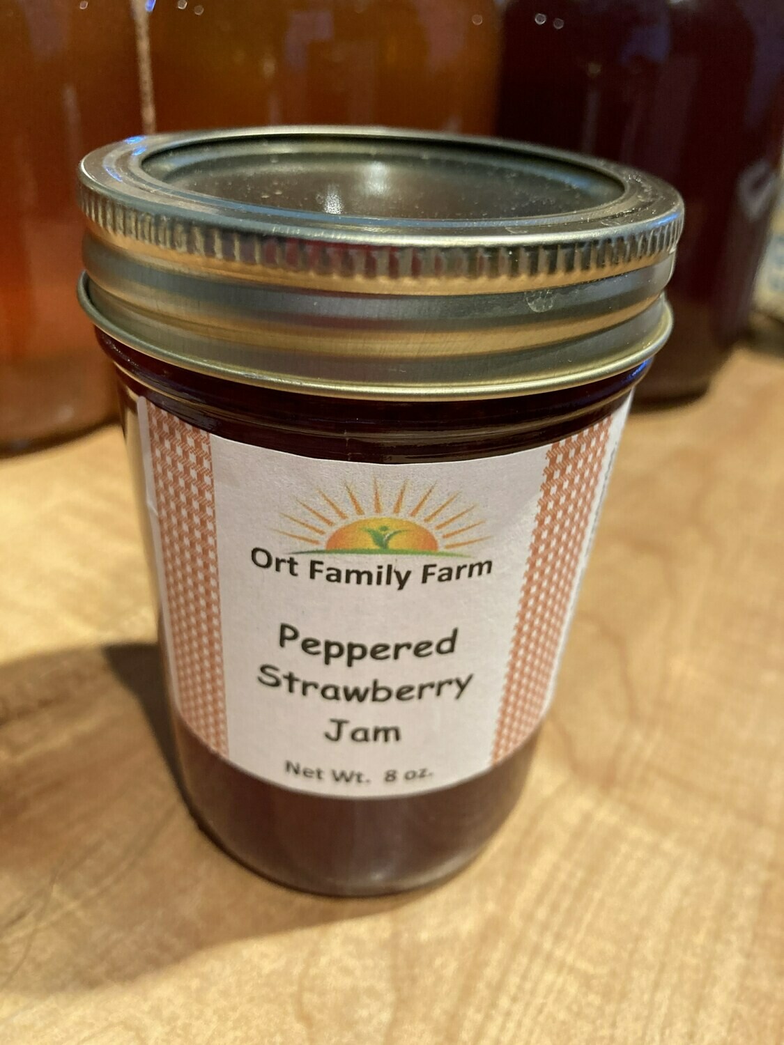 Peppered Strawberry Jam 8 oz