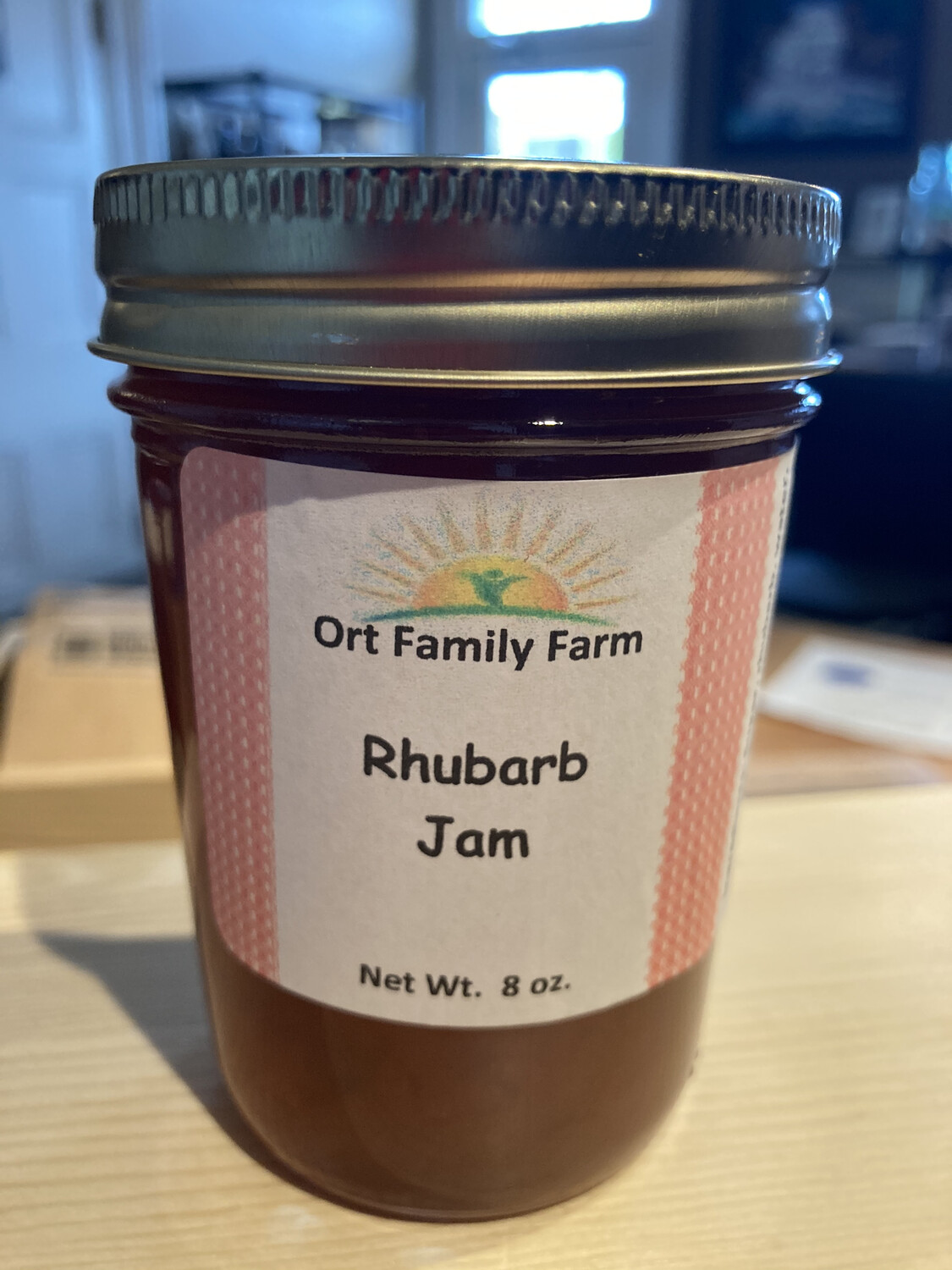 Rhubarb Jam 8 oz