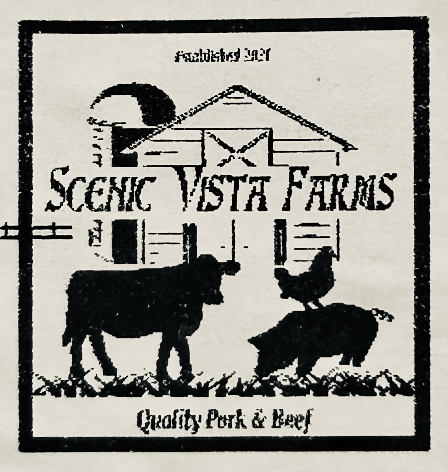 SV Farms Beef: 4 Patties package 1.2 to 1.3 lb