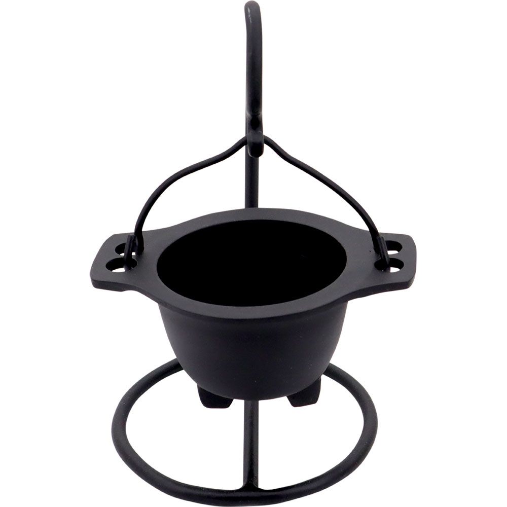 Cast Iron Hanging Cauldron w/ Stand Cast Iron Hanging Cauldron w/ Stand