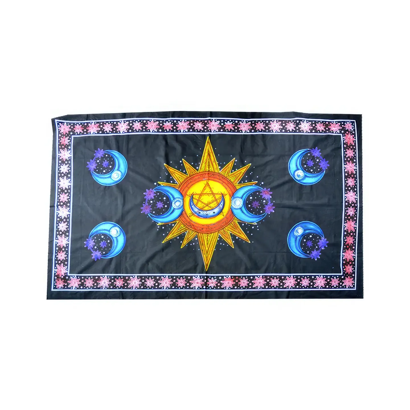Celestial Pentagram Tapestry