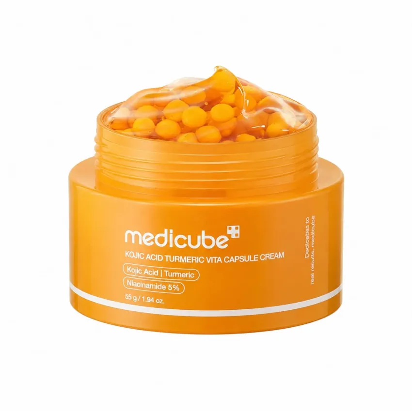 Medicube – Crema en cápsulas de ácido kójico y cúrcuma Vita, 53 g