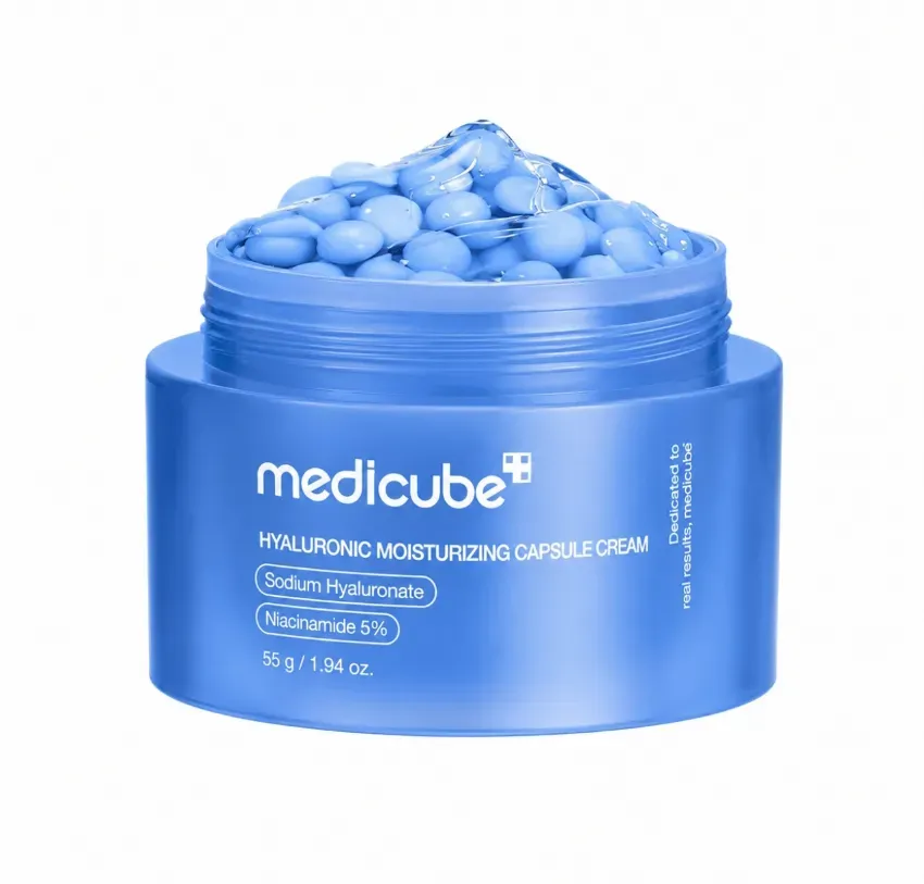Medicube – Crema hidratante en cápsulas con ácido hialurónico, 55 g