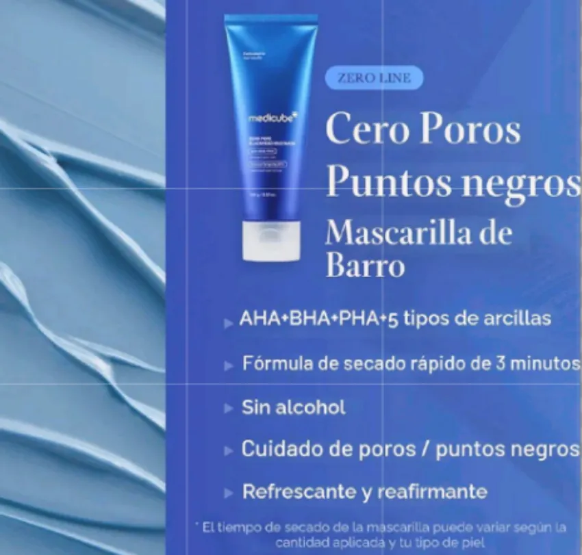 Medicube – Mascarilla de barro para puntos negros Zero Pore, 100 g