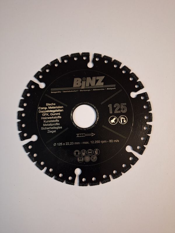 Diamanttrennscheibe DRM 125/22,2 mm Multi Drive