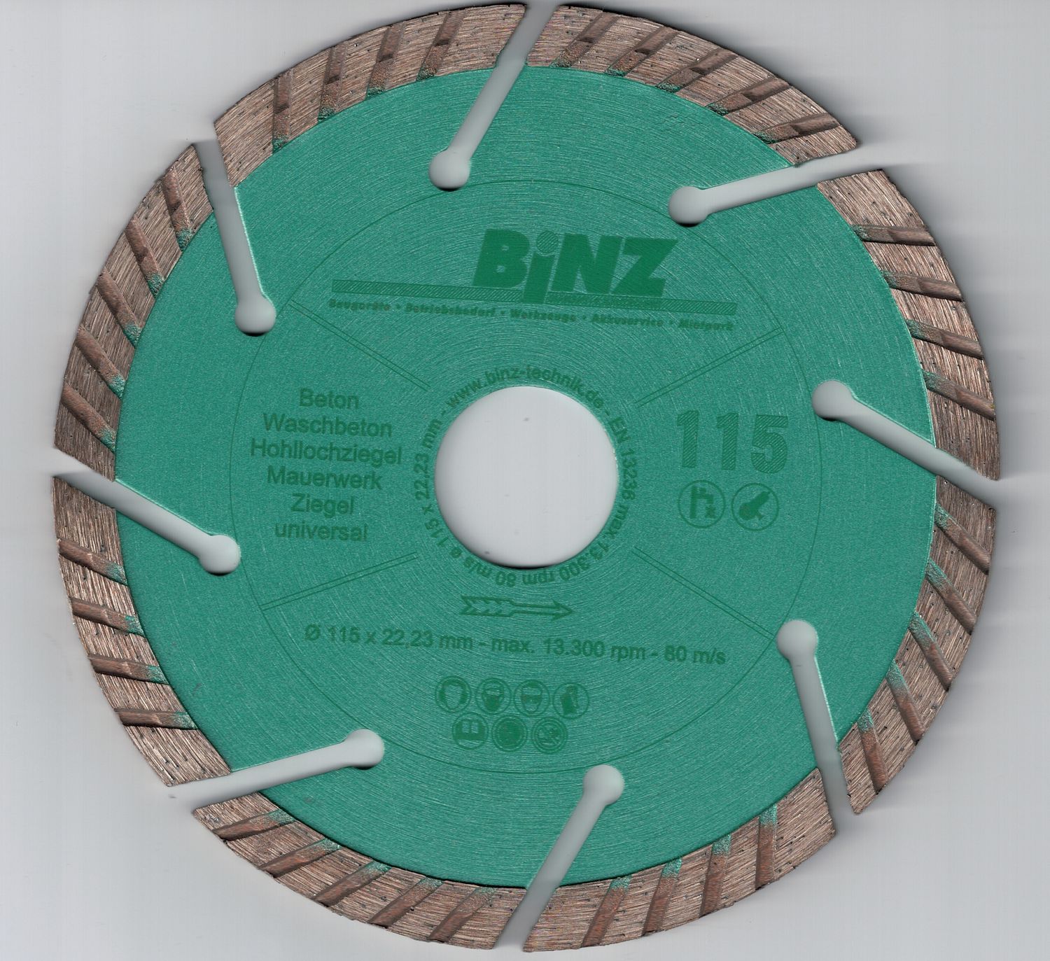 Diamanttrennscheibe DRM 125/22,2 mm Top Turbo