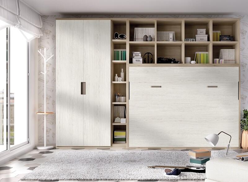 Cama abatível horizontal c/ fundo 56 cm H 412