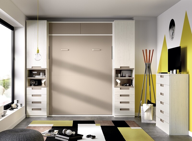 Cama abatível vertical c/ fundo 42cm H 408 W