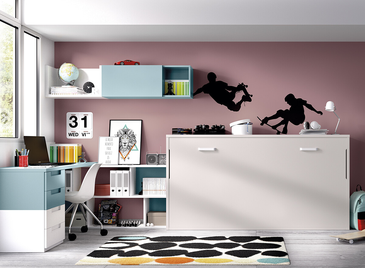 Cama abatível horzontal c/ fundo 42 cm H 406