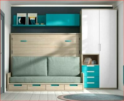 Cama abatível c/ sofá F 603