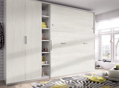 Cama abatível horizontal c/ 2 portas correr H414