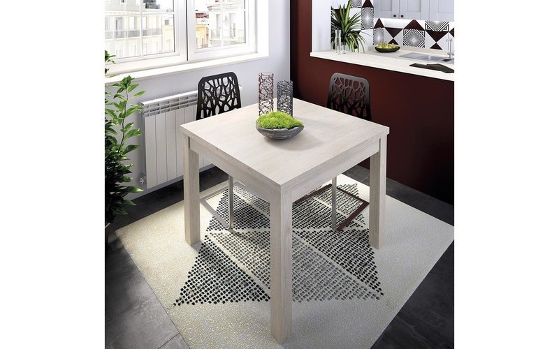 Mesa sala jantar 90x90cm extensivel