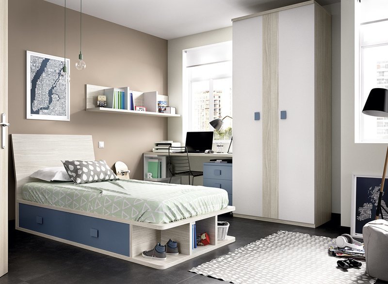Cama H 609 c/ gavetas