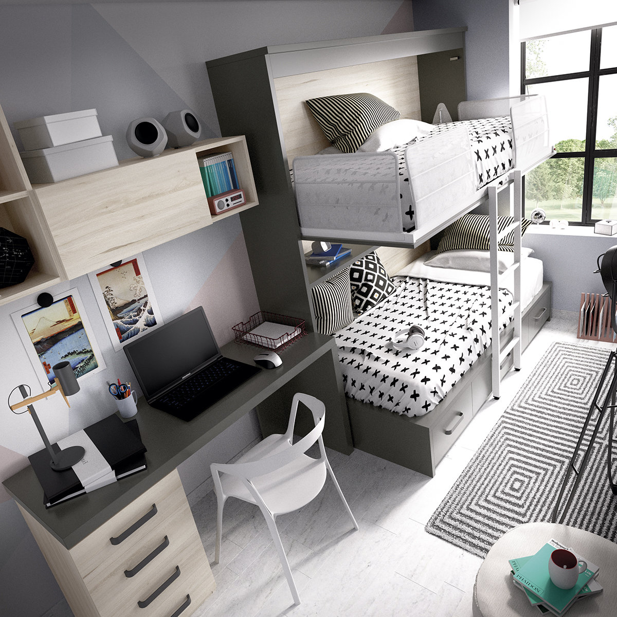 Beliche abatível  H 418 Murphy bed