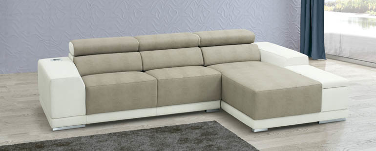 Sofá 3 lugares c/ chaise