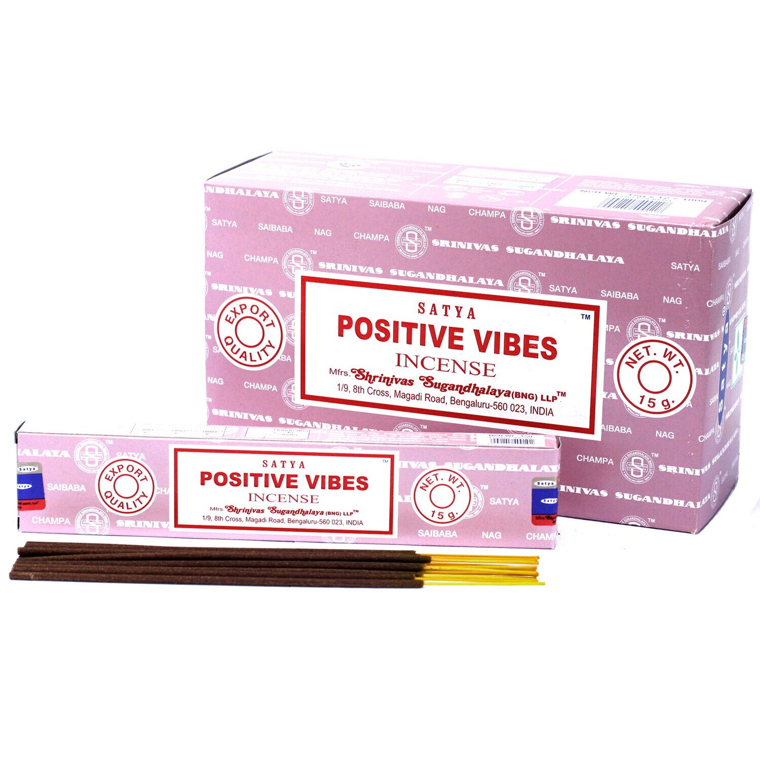 Satya Incense Positive Vibes - 15g Pack