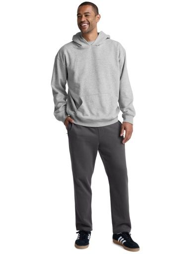 luxefleece straight leg men''s pant black, Colour: black ash by, Size: M