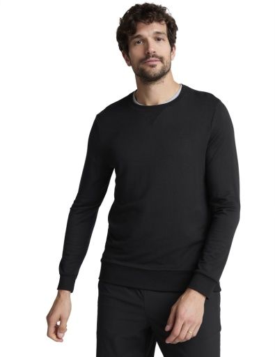 always beyond men''s crew pullover black