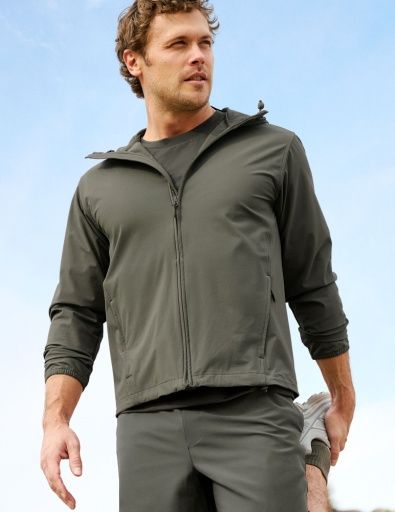 air lite hooded full zip jacket dusk bas