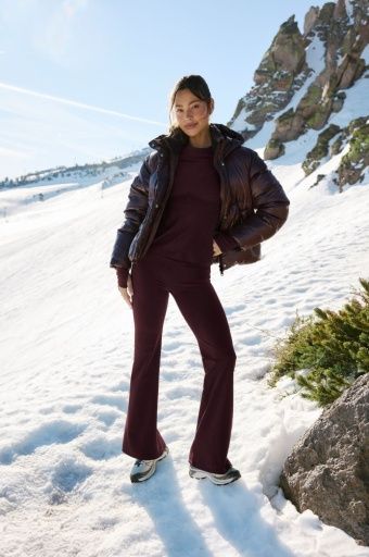up for it puff shine jacket shine cocoa, Colour: shine cocoa plum by, Size: XS