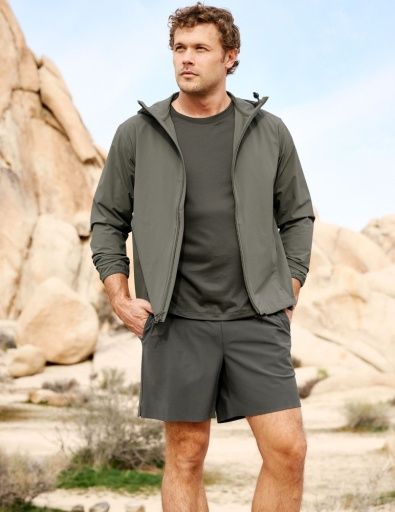 warplite range lined short slate green b, Colour: slate green by, Size: M