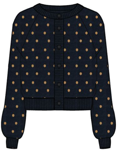 Iris Crewneck Cardigan