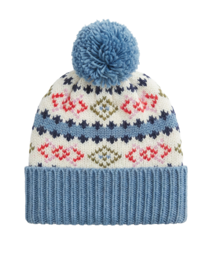 Fair Isle Pom Beanie