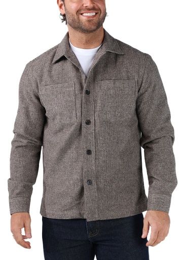 HOUNDSTOOTH OVERSHIRT