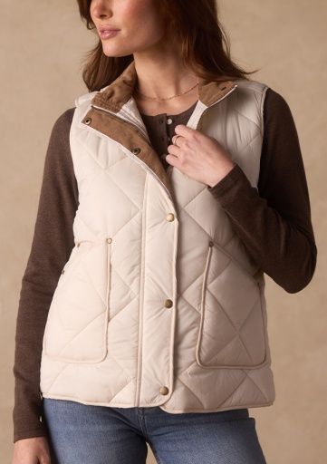 QUILTED LINER VEST