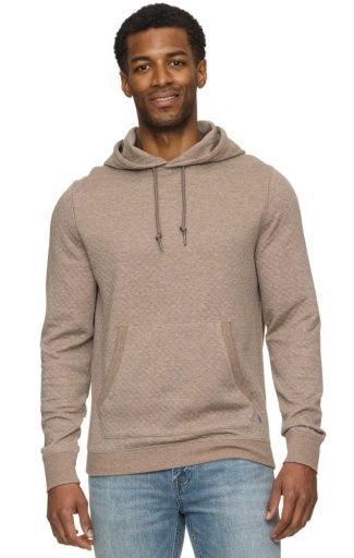 BRADNER SUPER SOFT QUILTED LS HOODIE