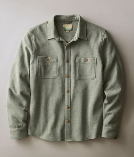 Pacifica Stretch Twill Overshirt - Olive