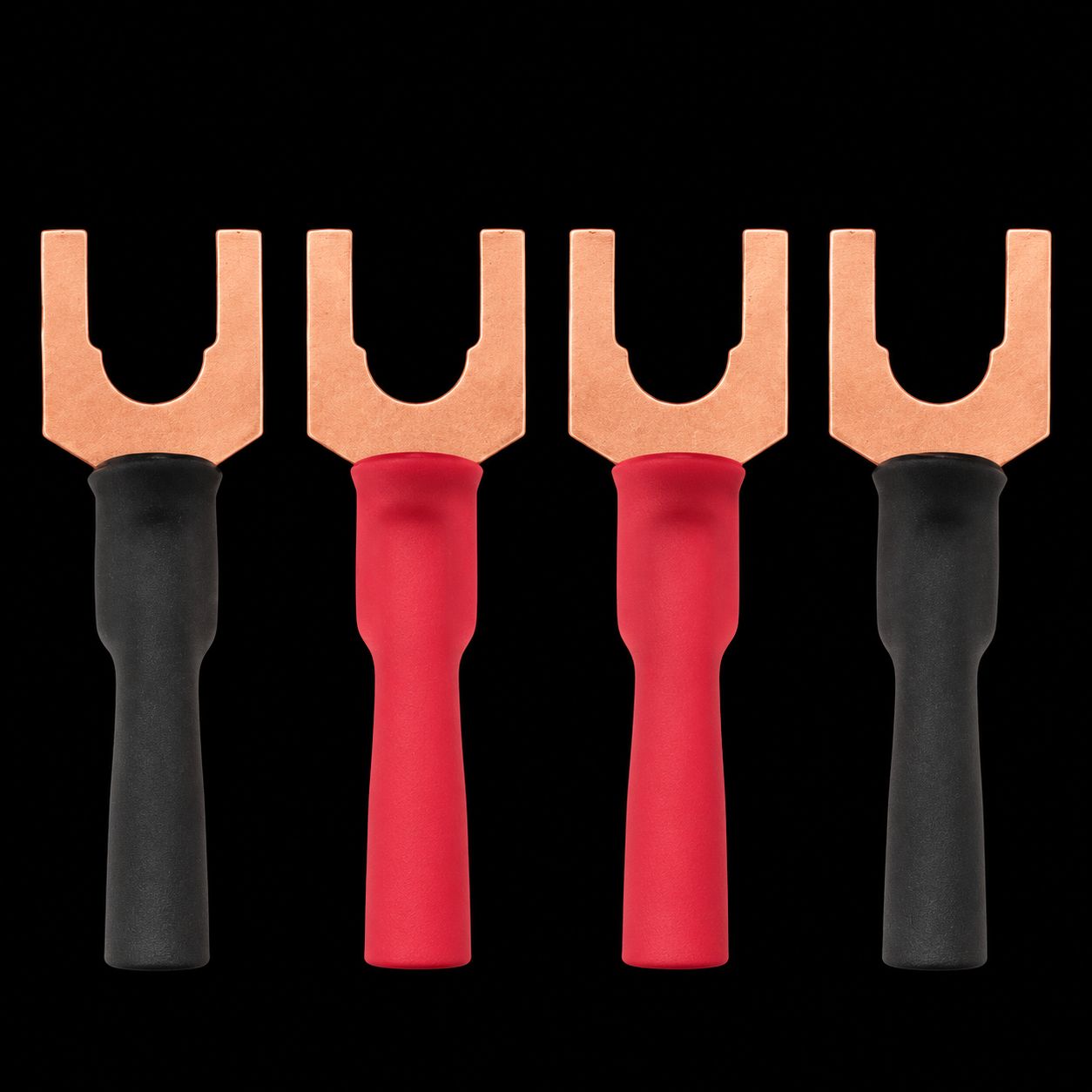 Solid Copper Spades (Set of 4)