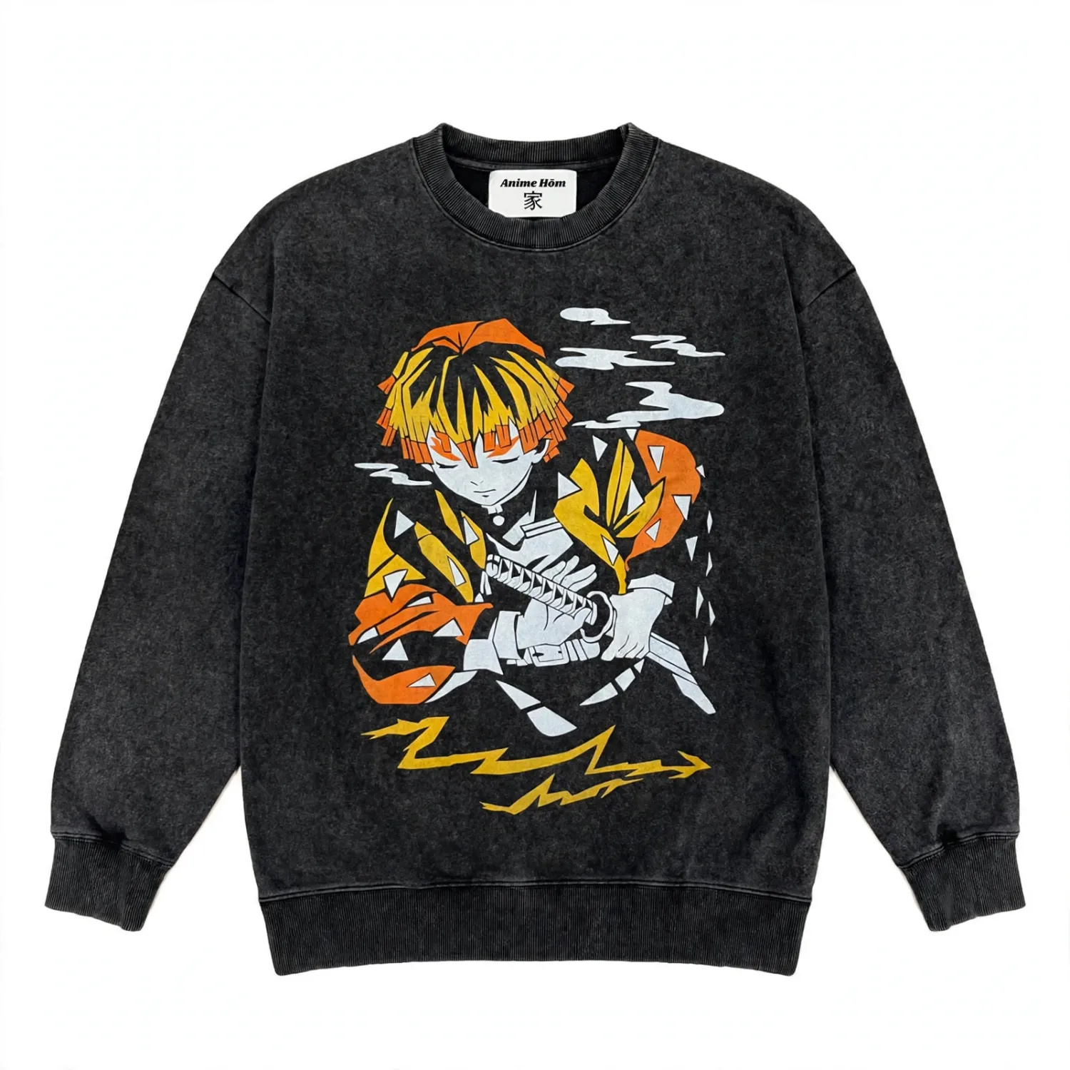 Vintage Collection Crewneck : Zenitsu, Size: Small