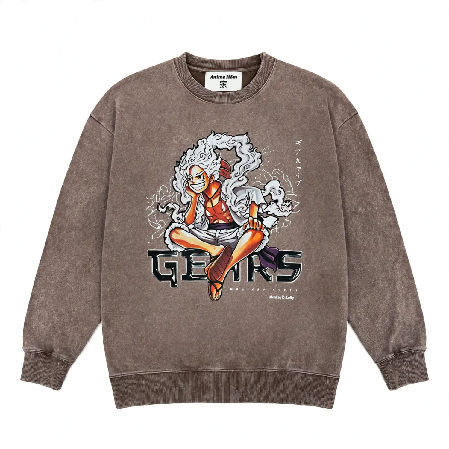 Vintage Collection Crewneck : Gear 5 Luffy, Size: Small