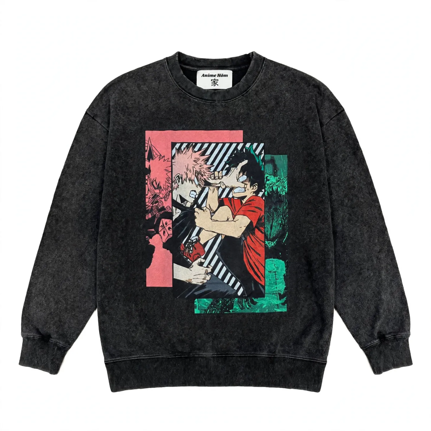 Vintage Collection Crewneck : Bakugo &amp; Deku, Size: Small