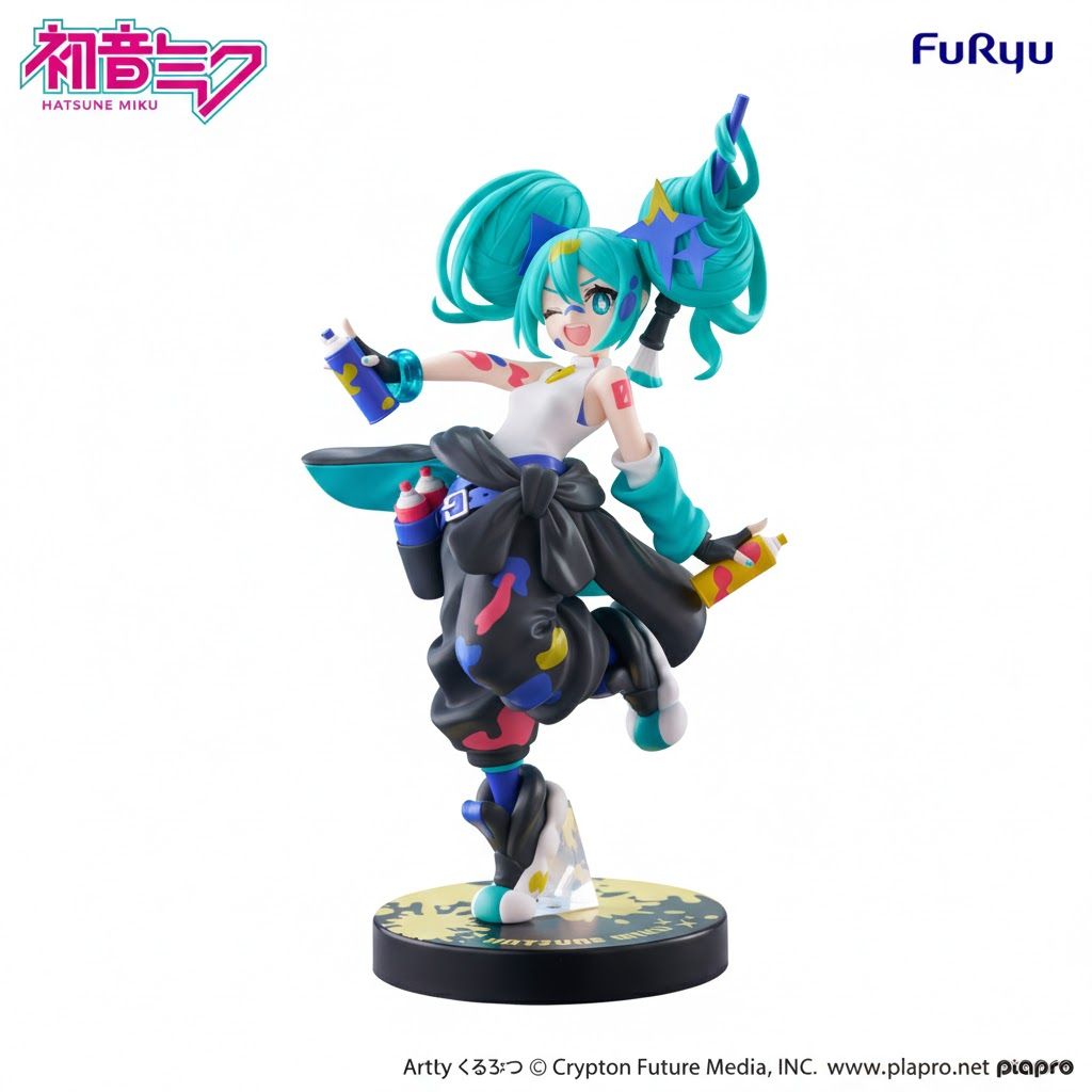 Hatsune Miku - Muchute Figure -Paint Girl Another Color ver.-