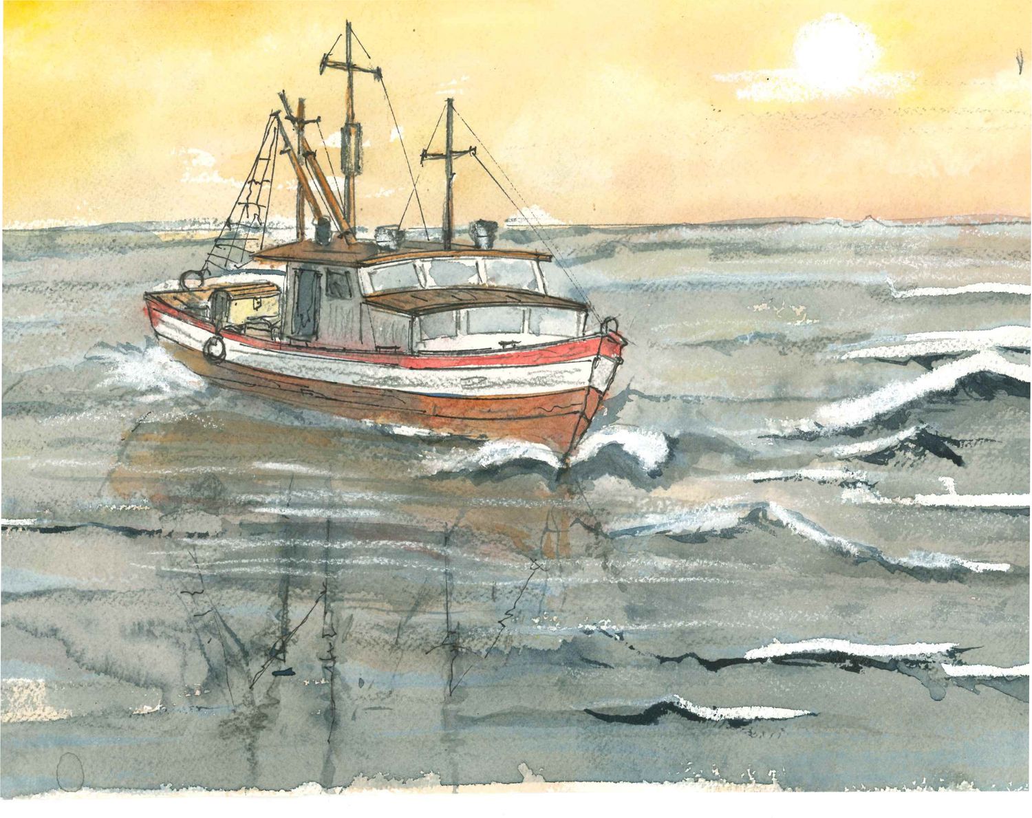 5  “Home in stormy seas”