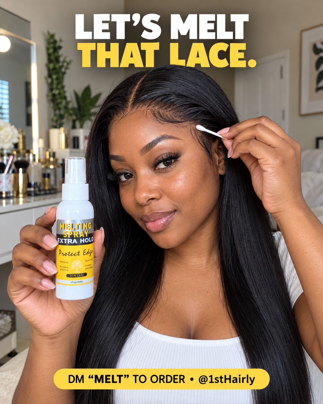 Wig Melting Spray | Lace Melting Spray For Wigs