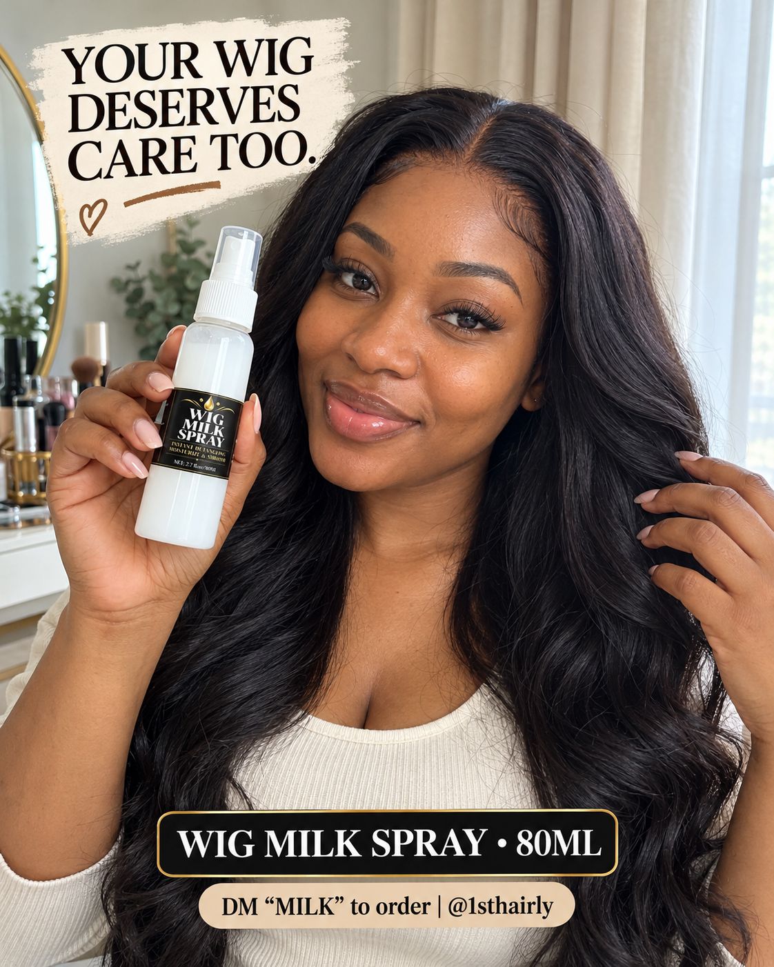 Wig Maintenance Spray | Wig Milk Spray