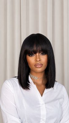 10-Inch Human Hair Fringe Wig | 1stHairly
