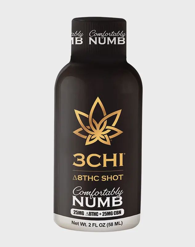 3CHI D8 THC &amp; CBN Shot Comfortably Numb