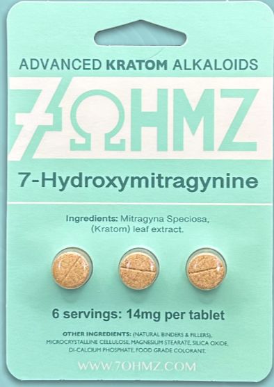 7 Ohmz 7-Hydroxymitragine Tablets (3ct)