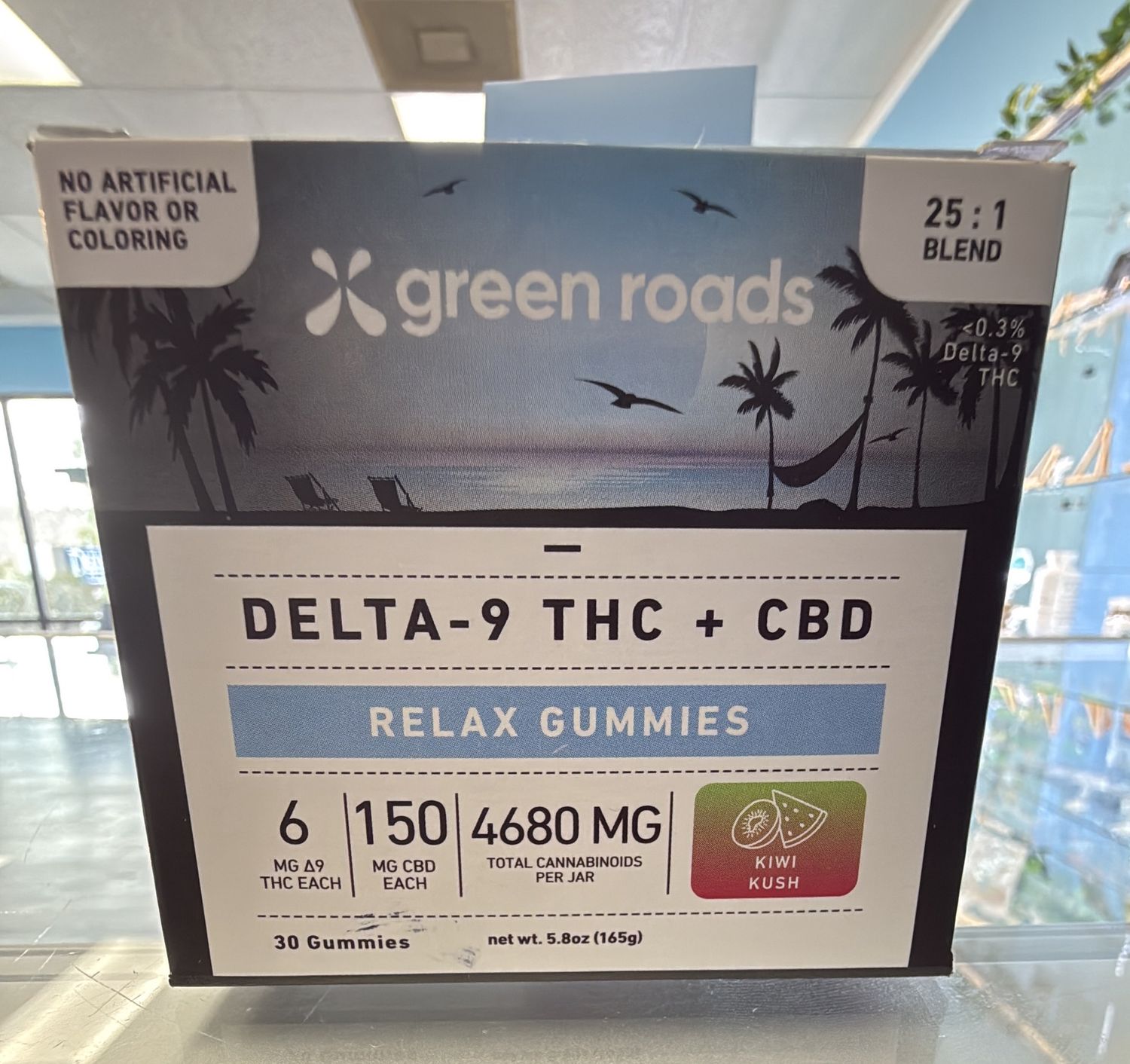 Green Roads Relax Gummies 25:1 D9 + CBD