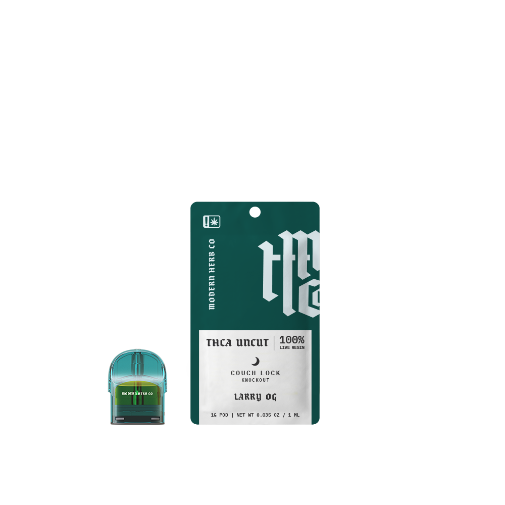 THCa Live Resin Uncut Knockout Pod Refill 1g: Larry OG