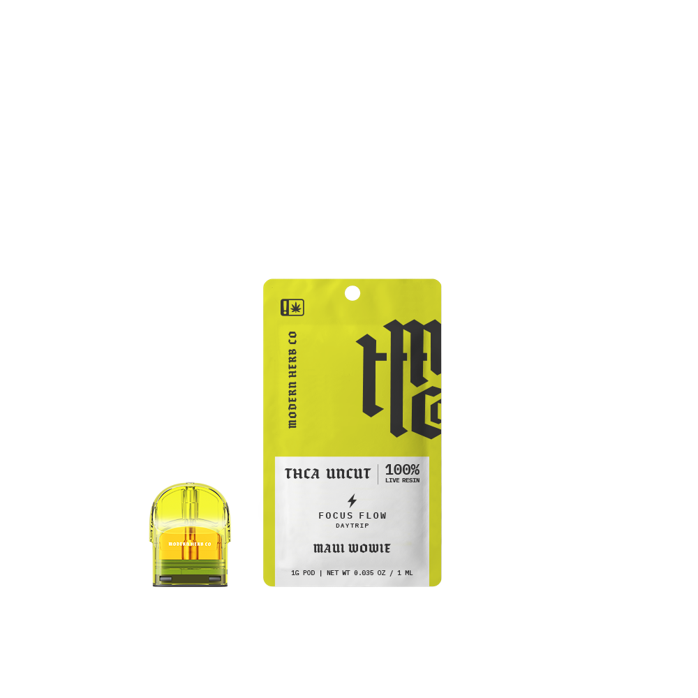 THCa Live Resin Uncut Daytrip Pod Refill 1g: Maui Wowie
